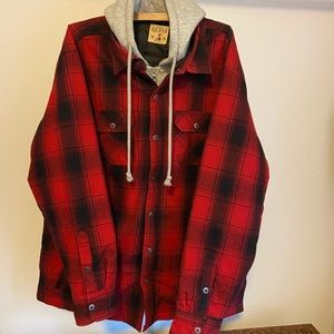 Men’s lined hoodie jacket